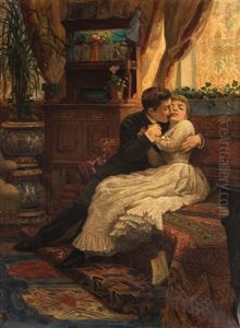 Couple In The Drawing Room Couple In The Drawing Room