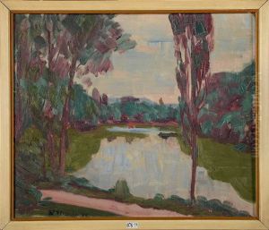 Paysage A L'etang by William Straube