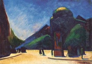 Strassenbild Ii (potsdamer Platz) by William Straube