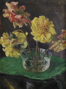 Blomsterstilleben by Fanny Brate