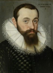 Bildnis Von Margreta Lengin Und Eines Jungeren Herrn Mit Bart (pair)