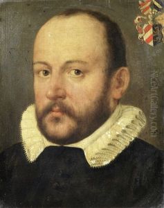 Portrait Of A Man, Bust-length, In A Black Tunic And A White Ruff