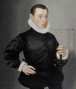 Portrait Eines Jungen Mannes Im Alter Portrait Eines Jungen Mannes Im Alter