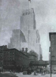 Edison Electric Building, Madison Square And West Broadway by Stanislaus Straudinger