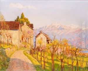 Fruhling In Tessin by Hugo Strauss