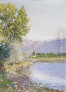 Gebirgssee by Hugo Strauss