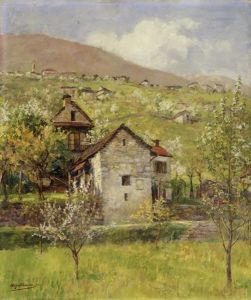 Fruhlingsbild Aus Minusio by Hugo Strauss