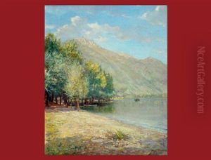 Tessinerlandschaften (+ Another Similar; Pair Of Various Sizes) by Hugo Strauss