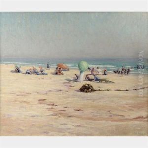 Pasadena Beach Scene by Harold Arthur Streator