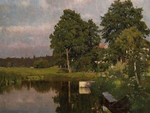 Buchner Weiher Bei Bad Tolz by Stephanie Von Strechine