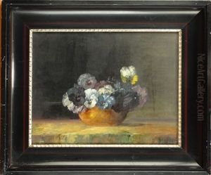 Vase Fleuri De Pensees