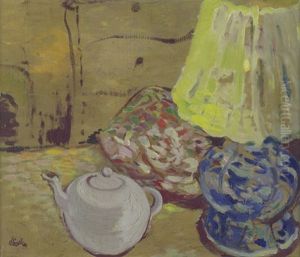Stilleben Mit Lampe by Paul Strecker
