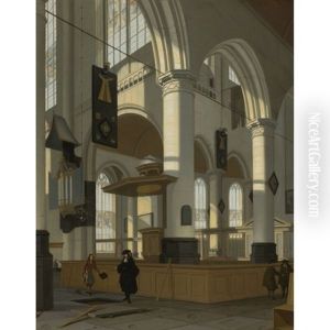 Interior Of The Oude Kerk, Delft
