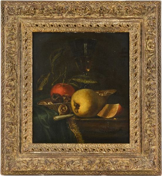 Nature Morte Aux Fruits Et Verre De Vin - view 1