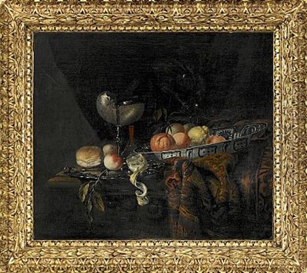 Stilleben Med Apelsiner, Persikor Och Citron - view 1