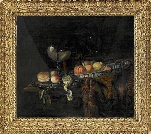 Stilleben Med Apelsiner, Persikor Och Citron by Juriaen van Streeck