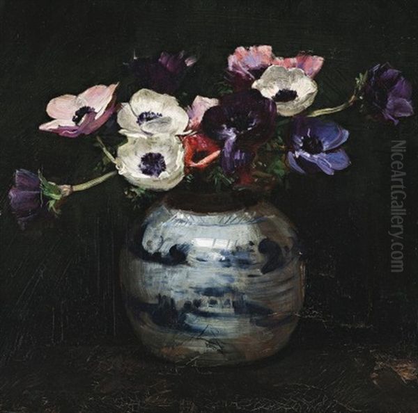 Anemones In An Oriental Vase, 1929 - view 1