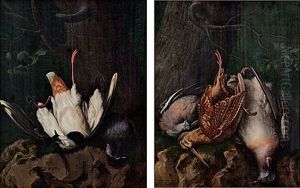 Jaktstilleben (+ Another, Similar; Pair) by Michael Streibl