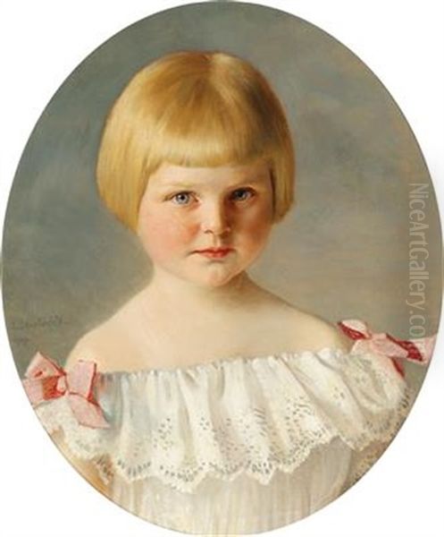 Portrait Of A Blond Girl - view 1
