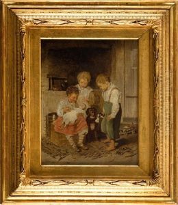 Doctors And A Doll by Franciszek Streitt