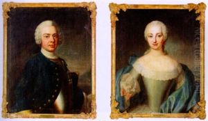 Portratt Av Knut Knutsson Posse by Johann Joachim Streng