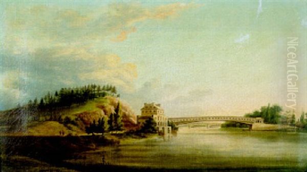 A View Of A Bridge Over The Schuylkill River - view 1