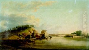A View Of A Bridge Over The Schuylkill River