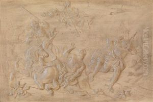 Die Verleugnung Des Petrus (+ Der Sturz Des Saulus; Works) by Josef Leopold Strickner