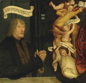 Portrait Of A Gentleman Of The Vohlin Family, With A Fragment Of A Gnadenstuhl
