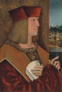 Portrait Of Maximilian I, Holy Roman Emperor (1459-1519) by Bernhard Strigel