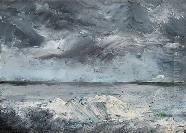 Packis I Stranden (ice Boulders On The Shore) - view 1