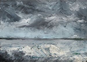 Packis I Stranden (ice Boulders On The Shore)
