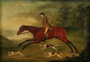 An Equestrian Portrait Of A Gentleman, Traditionally Identified As Mr. Heron, Mounted On A Bay Hunter, With Hounds In A Landscape An Equestrian Portrait Of A Gentleman, Traditionally Identified As Mr. Heron, Mounted On A Bay Hunter, With Hounds In A Landscape