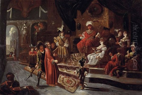 Der Prophet Nathan Ermahnt Konig Daniel - view 1