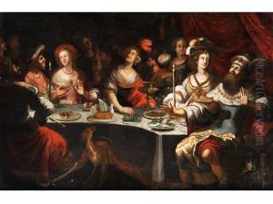 Das Gastmahl Des Konig Balthasar by Bartholomaeus Strobel the Younger