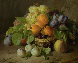 Stilleben Mit Fruchten by Antal Jozsef Strohmayer