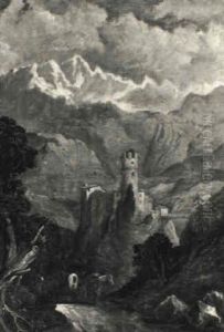 Blick Auf Das Kloster S,ben Bei Klausen by Mate Strohmayer