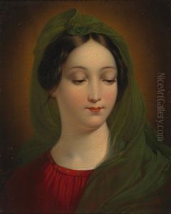 Portrait Of The Madonna by Mihael Stroj