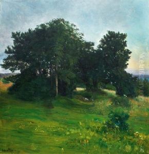 Lovtraer, Aftenlys by Halfdan Strom