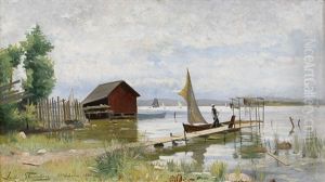 Insjolandskap by Julia Charlotte Mortana Stroemberg