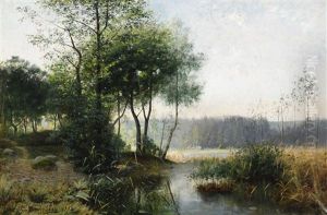 Insjolandskap by Julia Charlotte Mortana Stroemberg