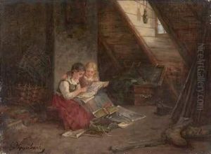 Zweijunge Freundinnen Auf Dem Dachboden by Ida Braubach