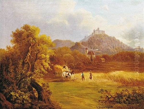 Harvest In The Castle - view 1