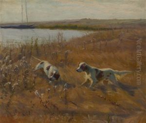 English Setters Beside A Lake English Setters Beside A Lake