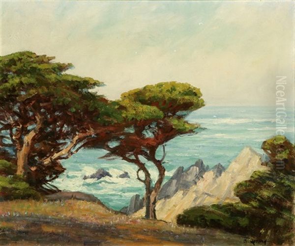 Eagle Crag, Point Lobos - view 1