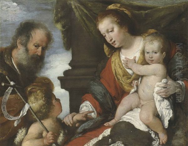 The Holy Family With The Infant Saint John The Baptist - view 1