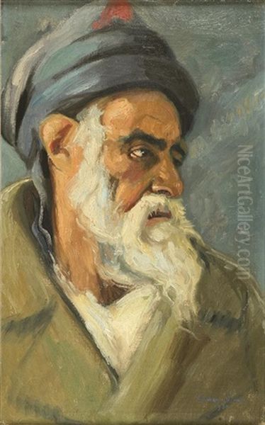 Portrait Of Elderly Jew - view 1
