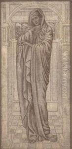 A Classical Maiden In An Alcove
