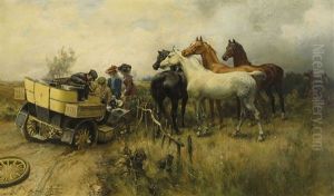 They'll Want Us Again by Alfred William Strutt