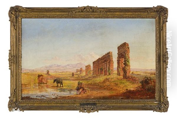 Campagna Romana Con Acquedotto - view 1